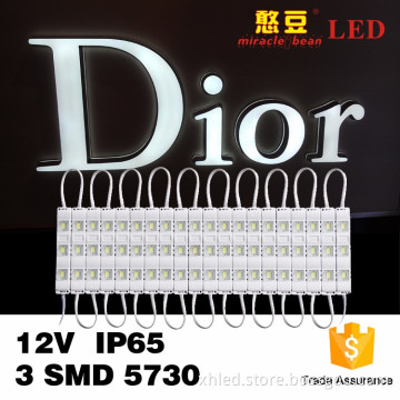 wholesale illuminated waterproof 5730SMD 12V injection led module with CE ROHS